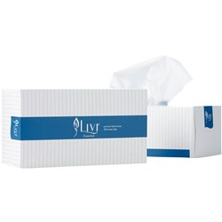 Livi Essentials Facial Tissues Premium Hypoallergenic 2 Ply 200 Sheets