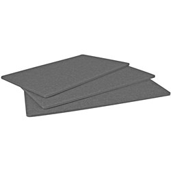 Sylex Clean Screen Desktop Divider 1700W x 9D x 350mmH Charcoal
