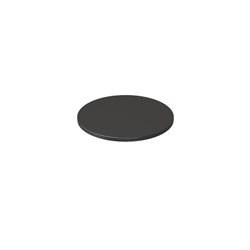 Rapidline Round Table Top Only 600mm Diameter x 25mmH Black
