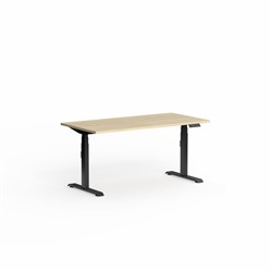 OLG Klass Electric Height Adjustable Desk 1800W x 750D x 620-1270mmH Oak Matt/Black