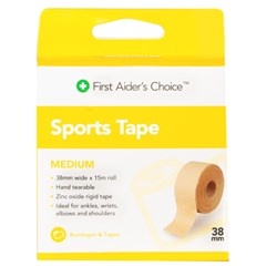 Trafalgar First Aider's Choice Trafalgar Sports Tape Medium 38mm x 15m Beige