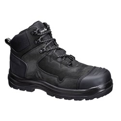 Portwest Apex Composite Mid Boot S3S Heat Slip Fuel Oil Water Resistant Size 39 Black