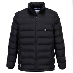 Portwest Ultrasonic Heated Tunnel Jacket Extra Large Black