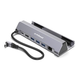 Mbeat USB-C Gaming Dock For Steam Deck And ROG Ally Grey