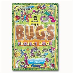 Olympic P246 Project Book 335 x 240mm 24mm Dotted Thirds And Blank 64 Page Bugs