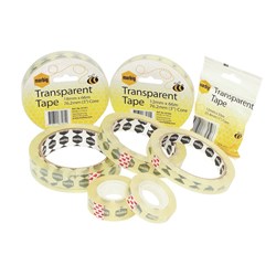 Marbig Office Tape 18mm x 66m 76.2mm Core Clear