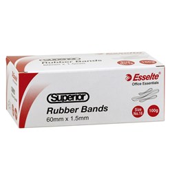 Esselte Superior Rubber Bands Size 16 Box 100gm